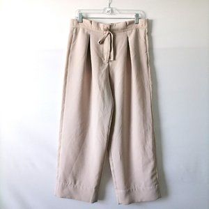 Marc New York Andrew Marc Womens Beige High Rise Ankle Trouser Pants Size 10